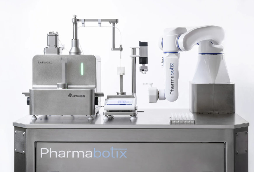 Pharmabotix utiliza el robot Motoman HD8 de Yaskawa para el rellenado de lotes pequeños